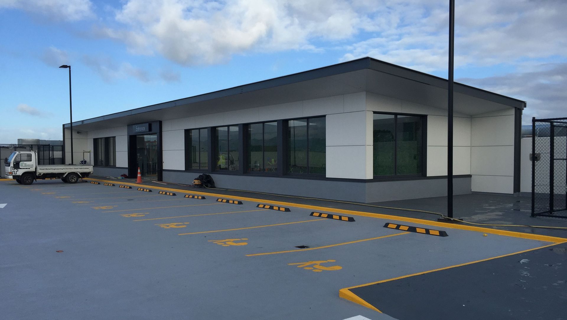 Hornby Hub Carpark banner