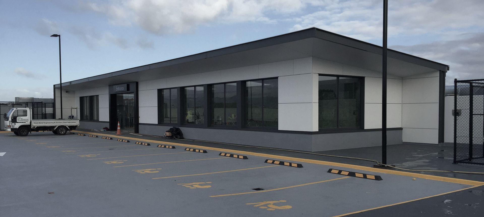 Hornby Hub Carpark banner