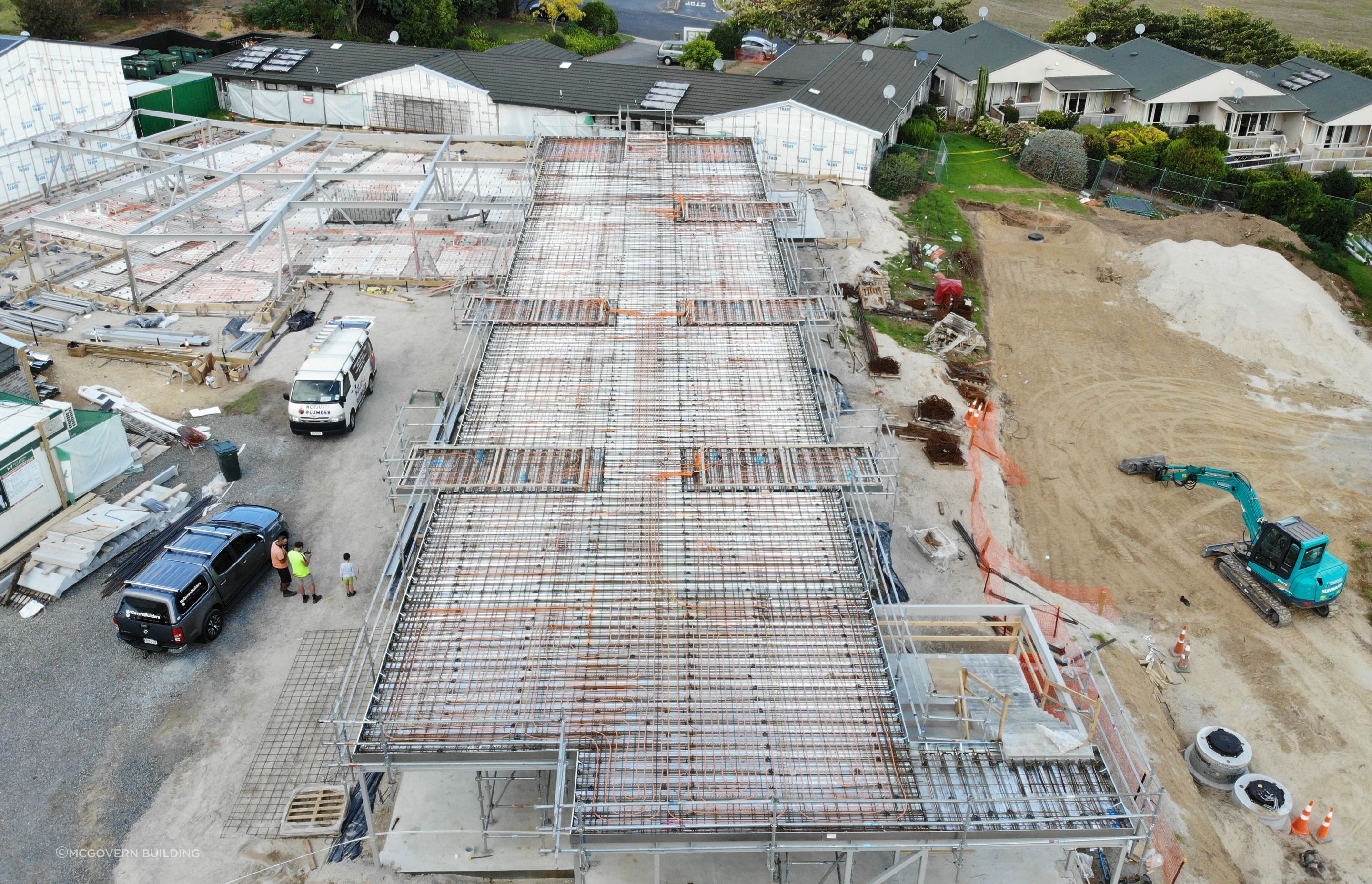 Drone Underfloor Pipe Work