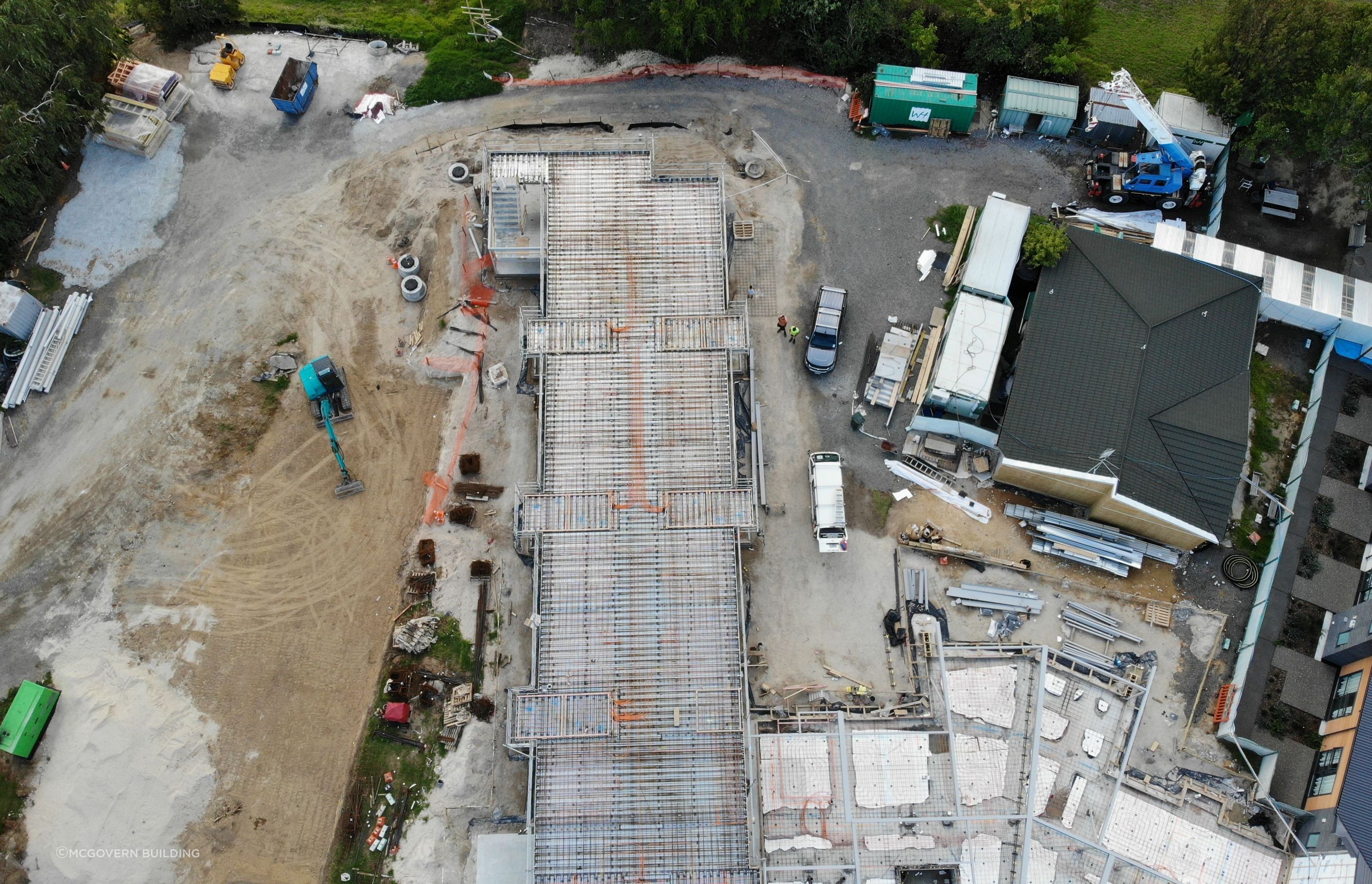 Drone Underfloor Pipe Work