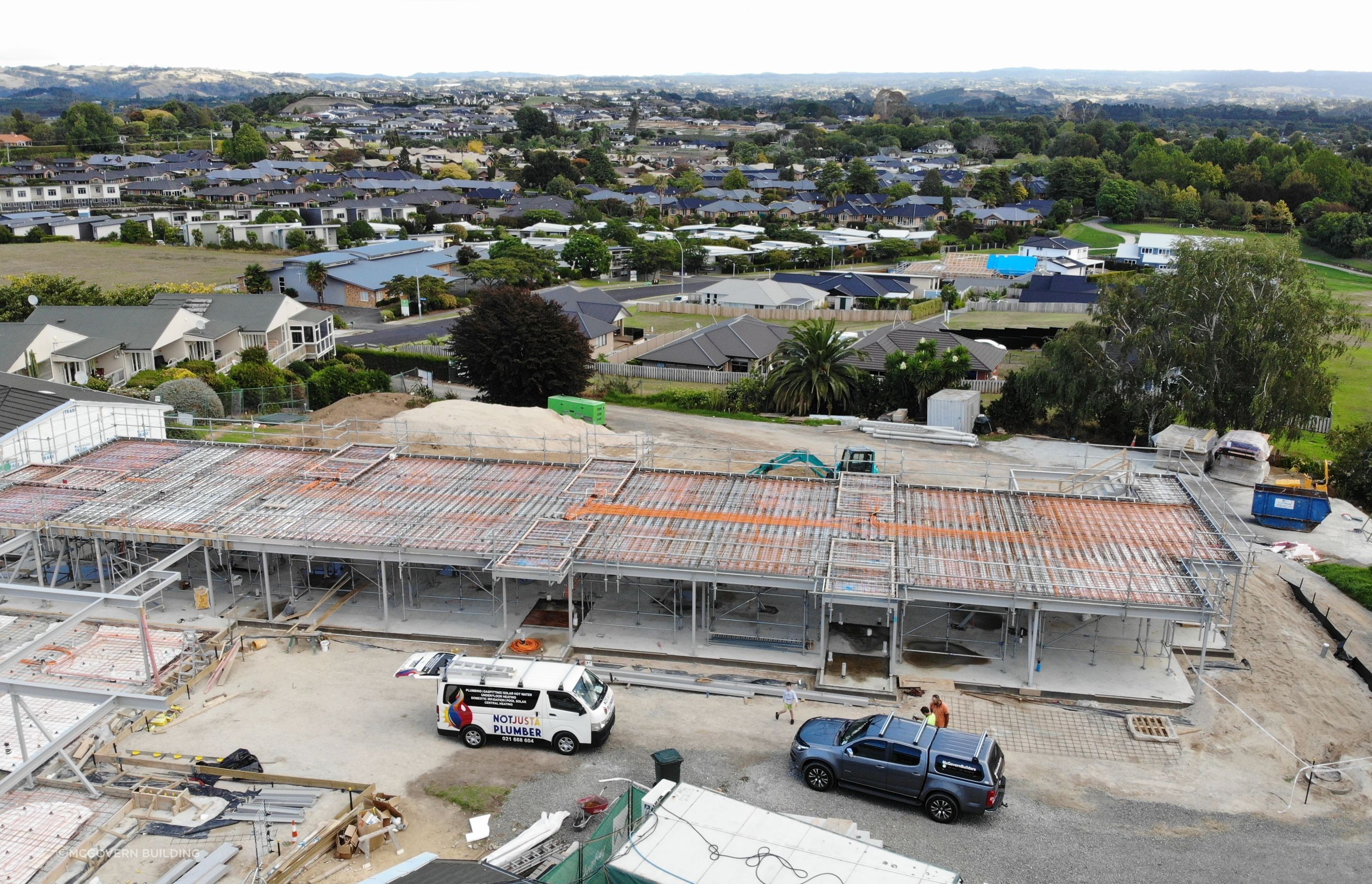 Drone Underfloor Pipe Work