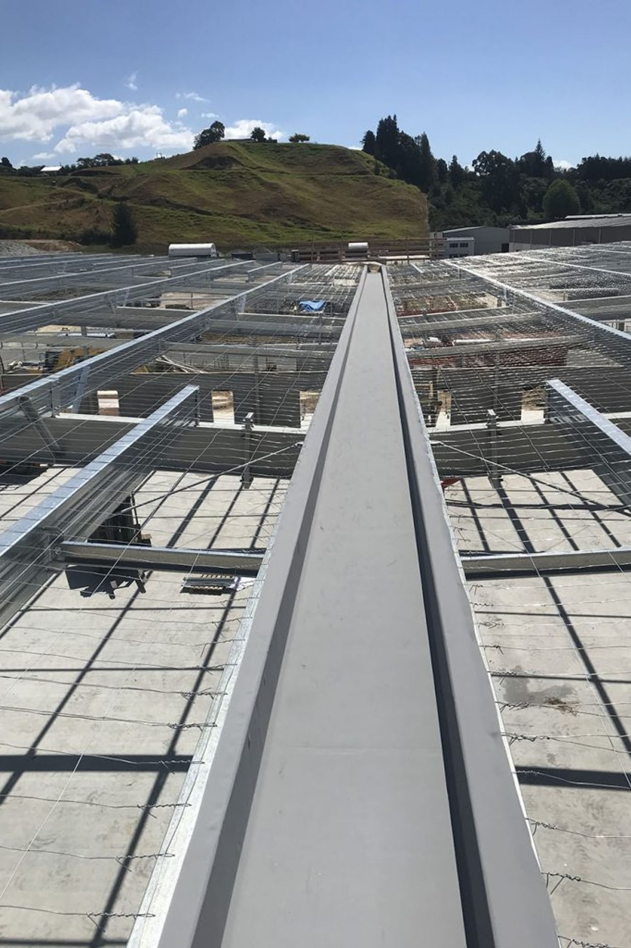 Grey Butynol to commercial building internal box gutter Tauriko