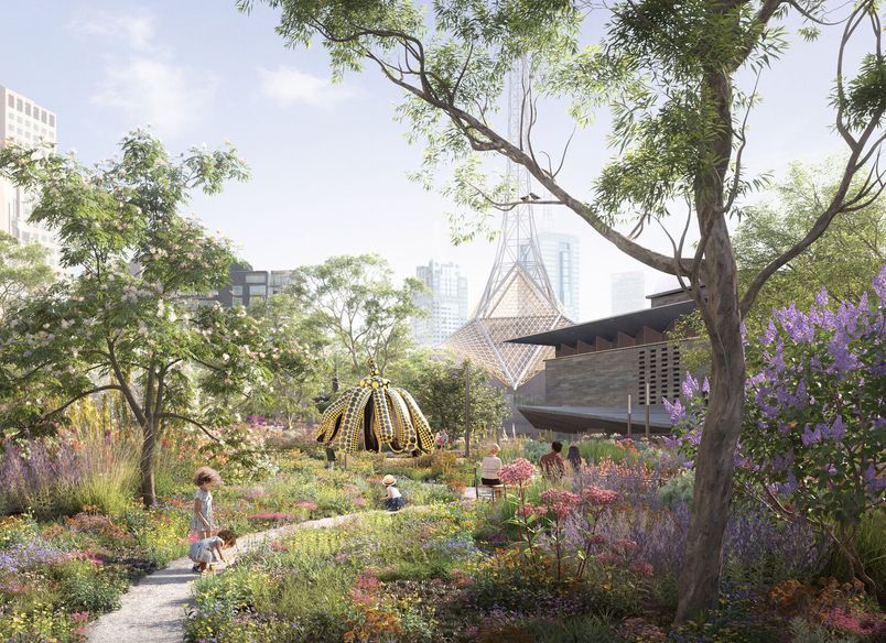 Melbourne Arts Precinct Transformation: Laak Boorndap Urban Garden
