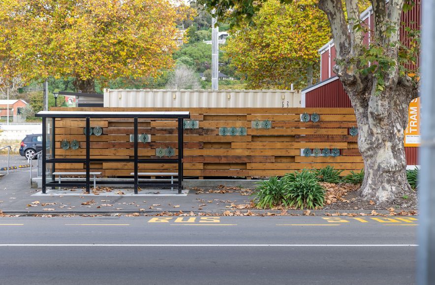 TRAMSHED FENCE, WHANGANUI RIVERFRONT