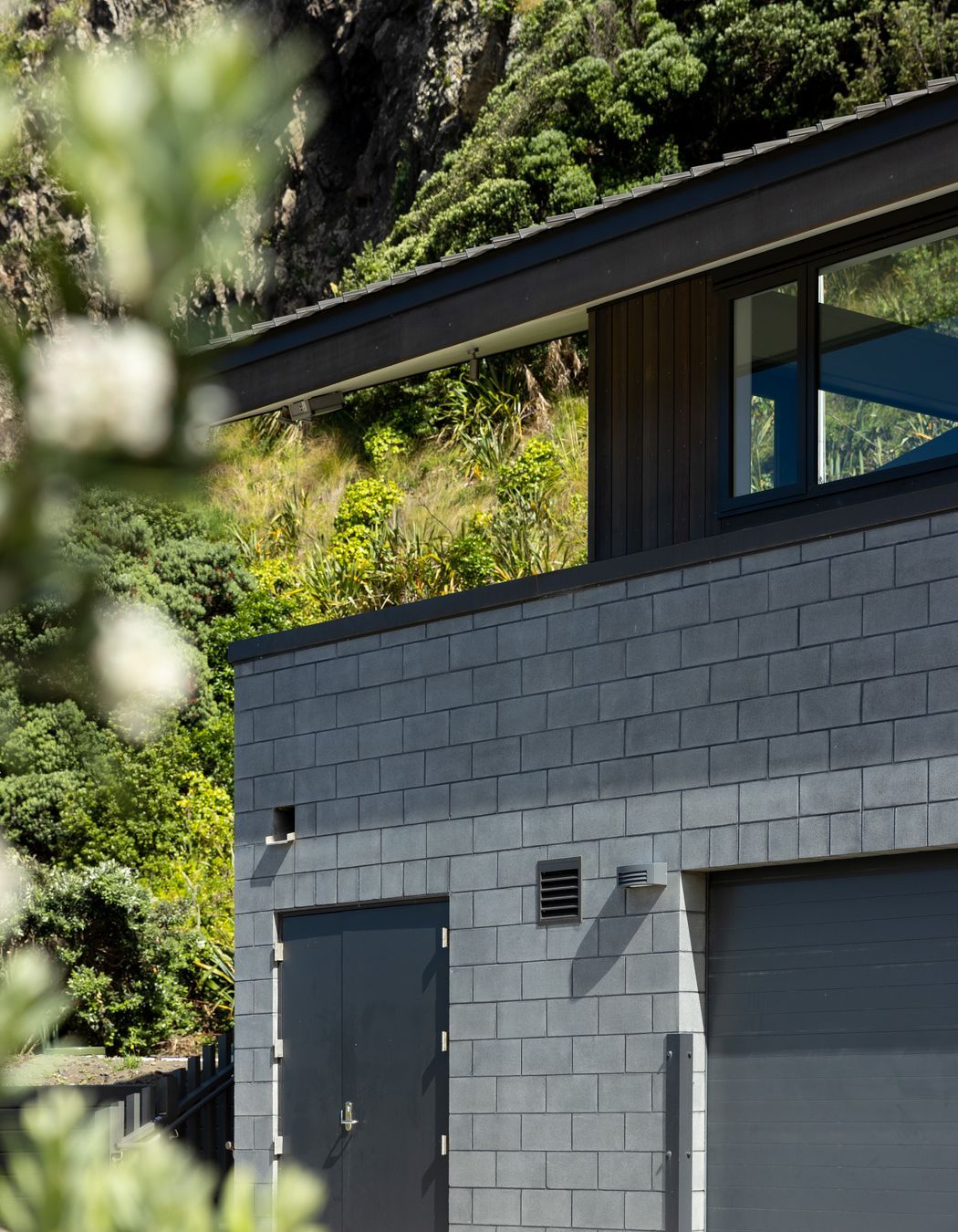 ©️ Jono Parker   Concrete block on the base level ensures there is no impact from frequent flooding.