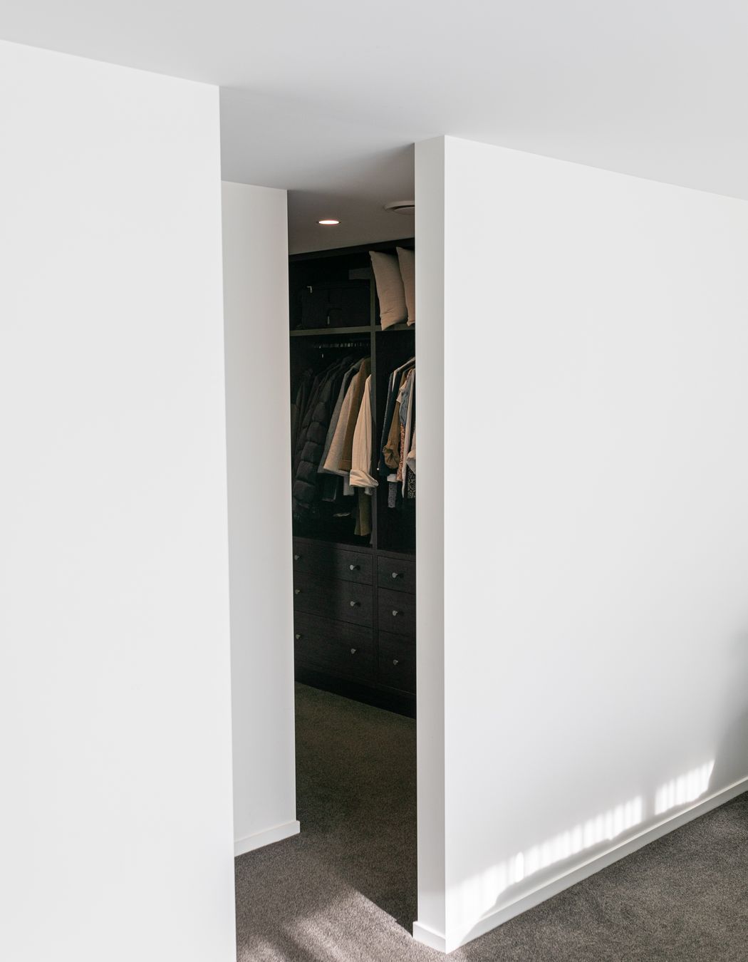 The master suite includes a generous walk-in-wardrobe.