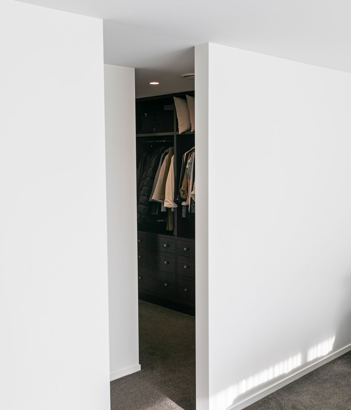 The master suite includes a generous walk-in-wardrobe.