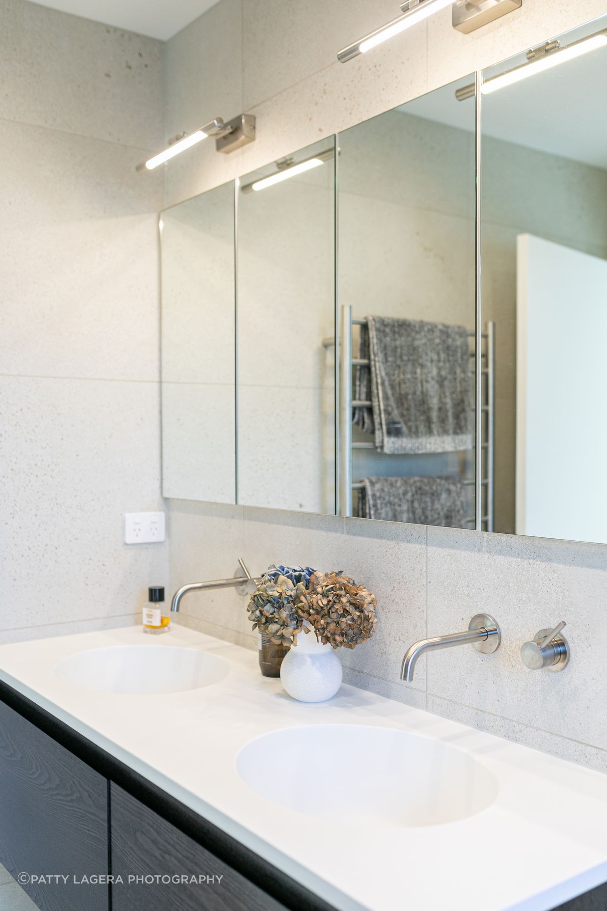 A double vanity in the ensuite adds a touch of luxury.
