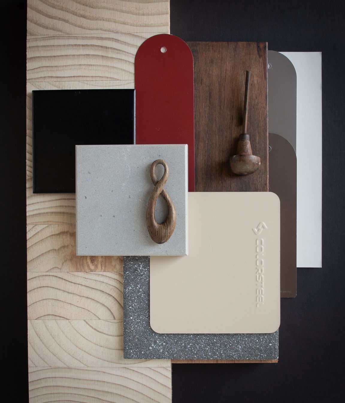 Colour: Desert Sand reminds us of our connection to the land, a connection to heritage. This palette is designed to incorporate the colours of morning light over frost, the stained red of berries and rosehips, natural grains of timber in New Zealand made laminated beams, and the warm weathered browns of branches in a winter landscape.