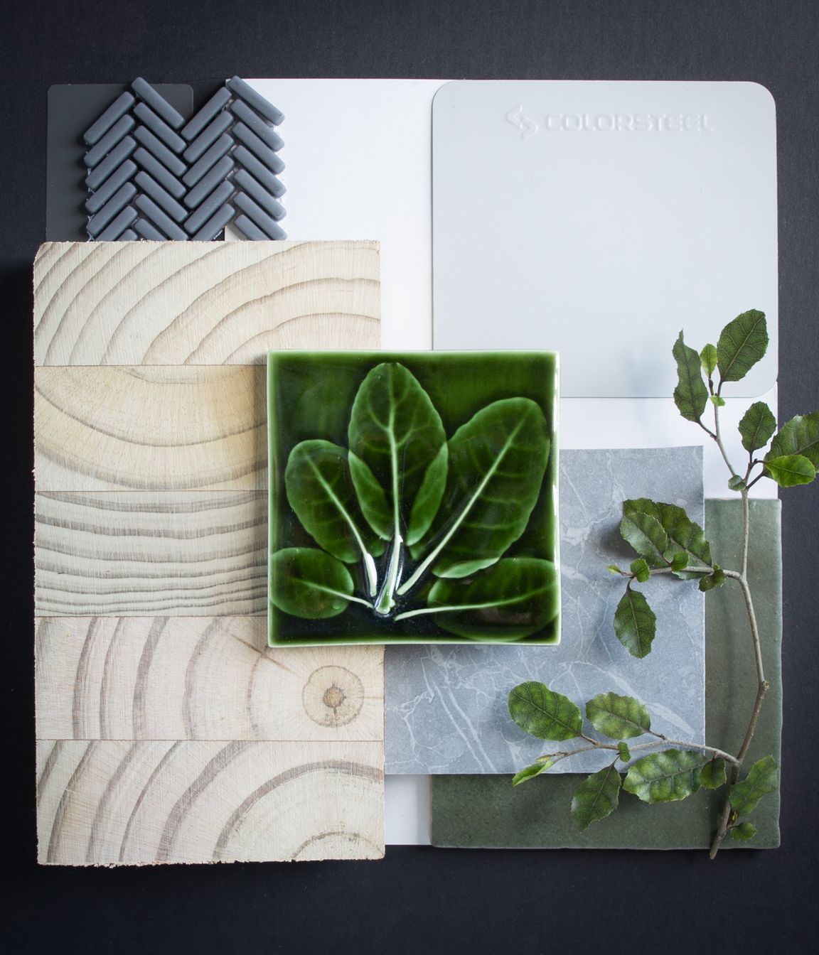 Colour: Gull Grey has that feel of discovery when you arrive at a waterfall or river after a long walk. It can be layered with both fresh greens and natural moss greens, NZ made radiata pine laminated beams and NZ handmade tiles, it marks a home as a place of arrival. This palette celebrates a home nestled in the bush, a place where one is refreshed and calmed by the peaceful environment.