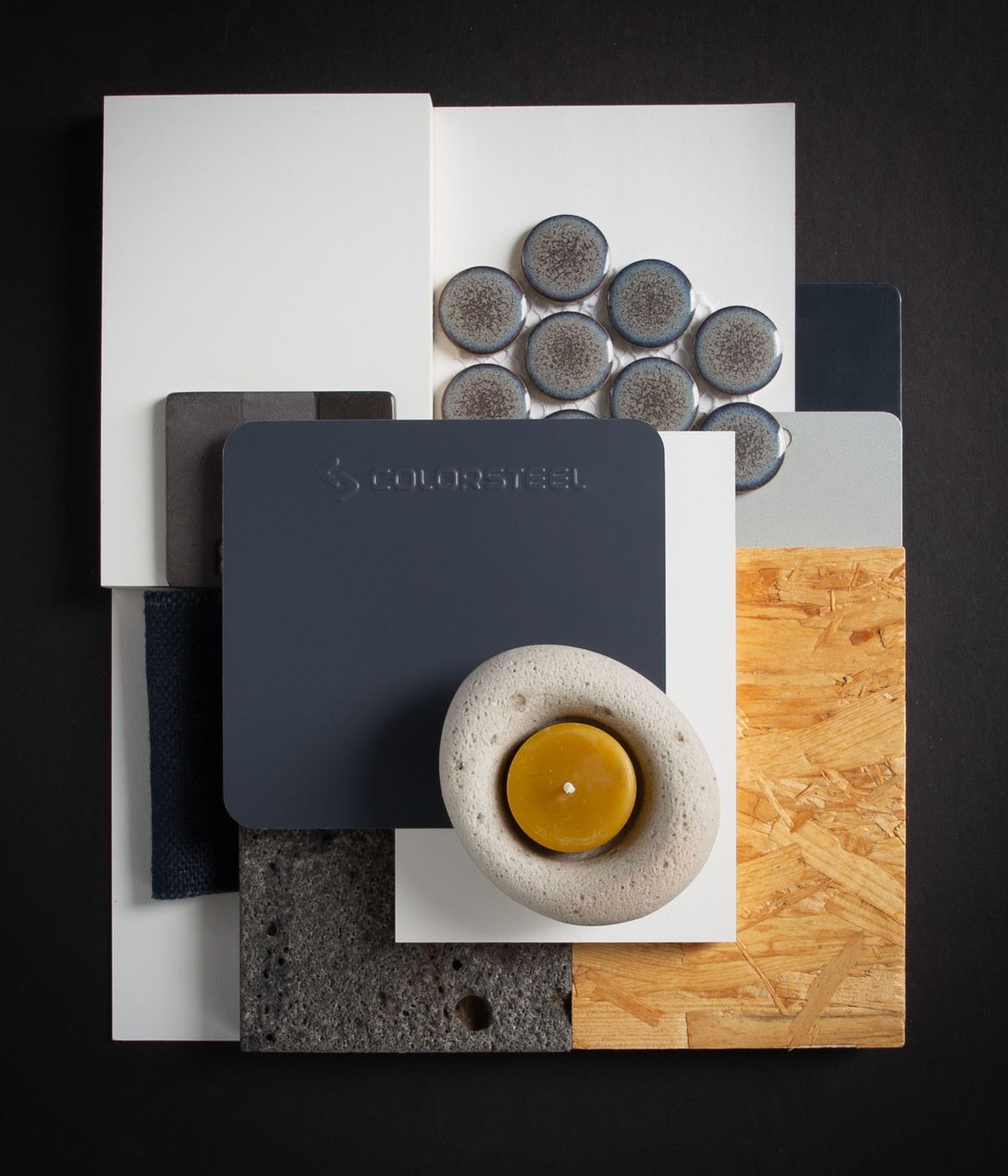 Colour: The New Denim Blue palette is designed with a cheerful new home in mind. The blue pairs beautifully with sealed strandboard flooring or panels, fresh whites and soft grey tiles or stone. Add beeswax candles + low VOC finishes in paints or sealants, and you have a fresh healthy home that makes you feel good everyday.