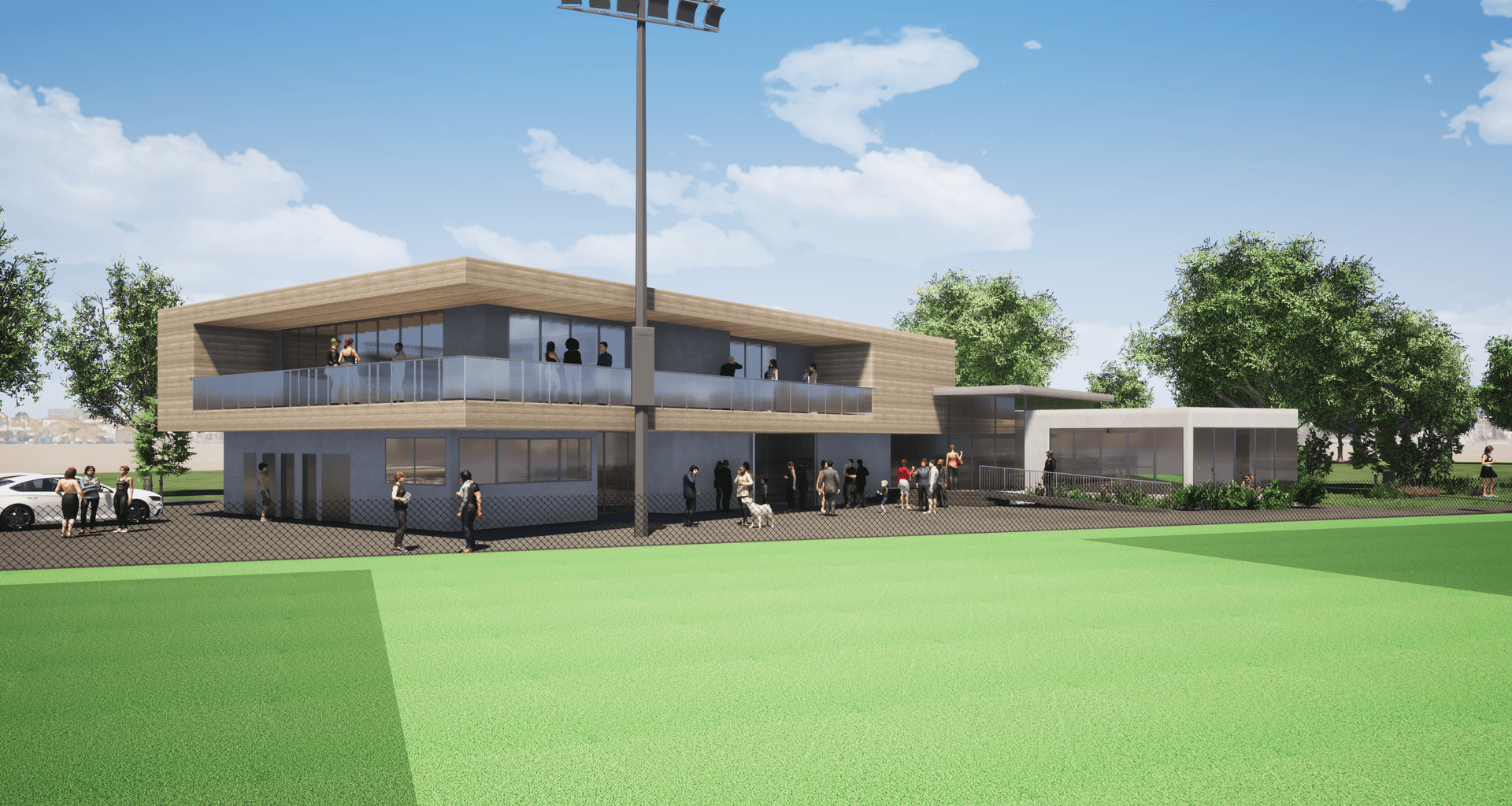 Sports Club Redevelopment, Melbourne banner