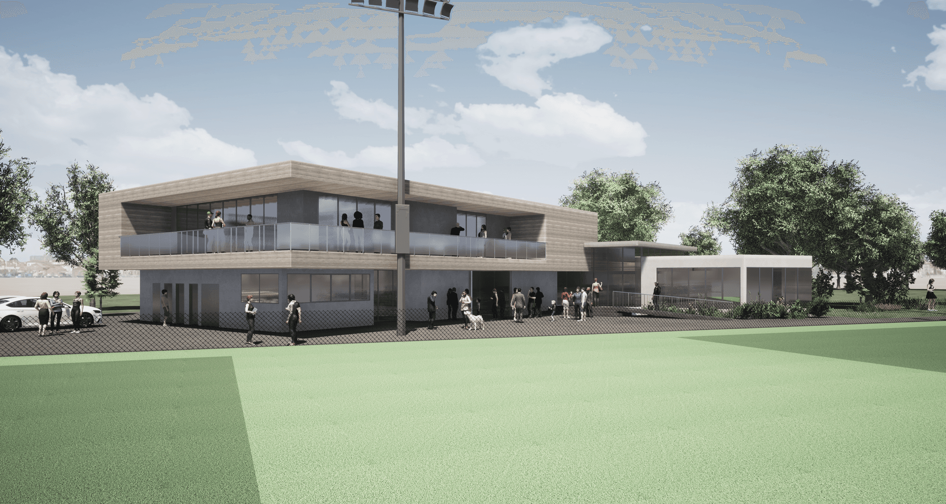 Sports Club Redevelopment, Melbourne banner