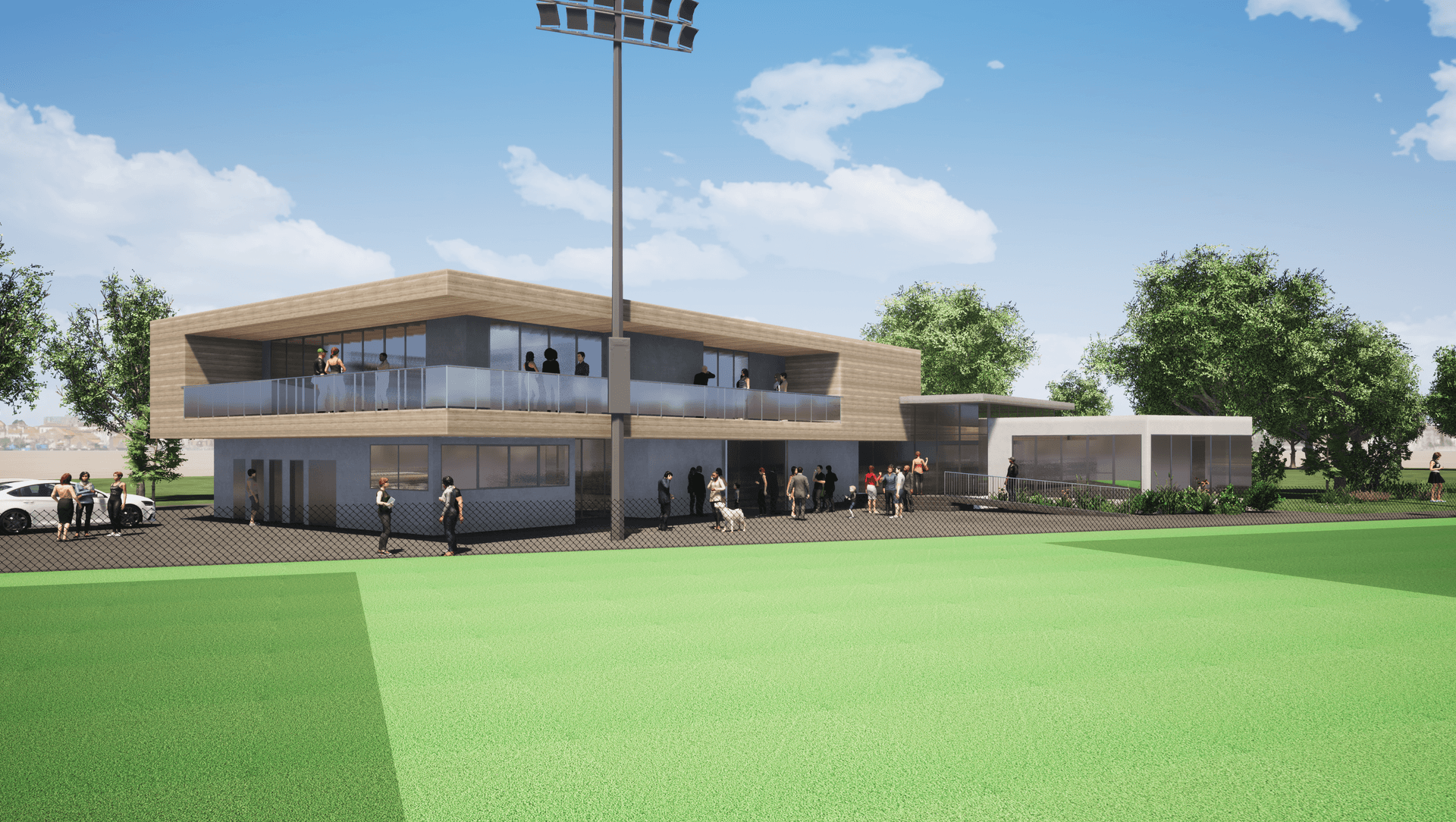 Sports Club Redevelopment, Melbourne banner