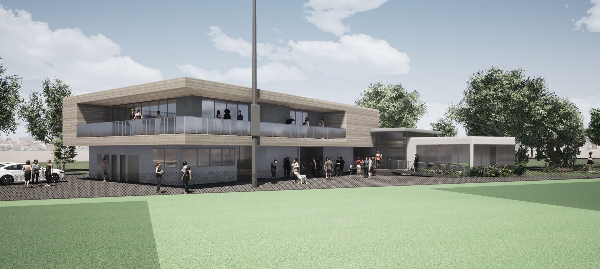 Sports Club Redevelopment, Melbourne banner