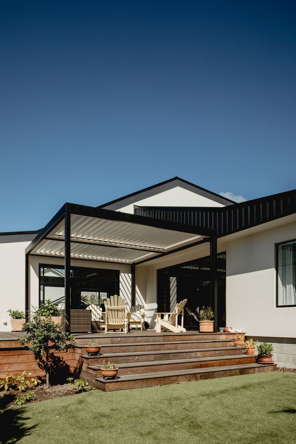 Outdoor seating area.