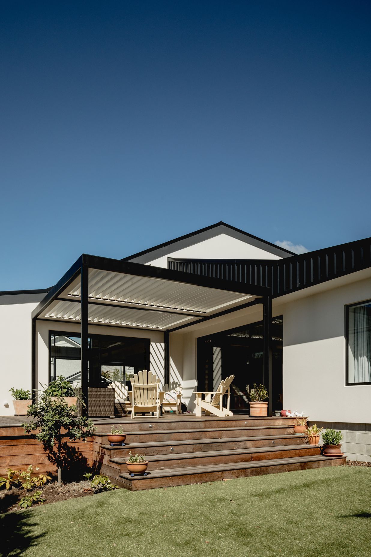 Outdoor seating area.