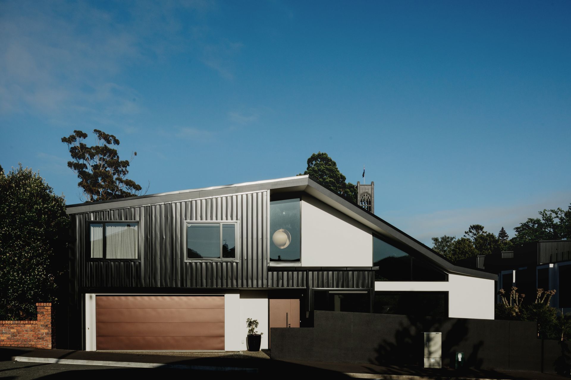 The street facing view of the City Fringe House.