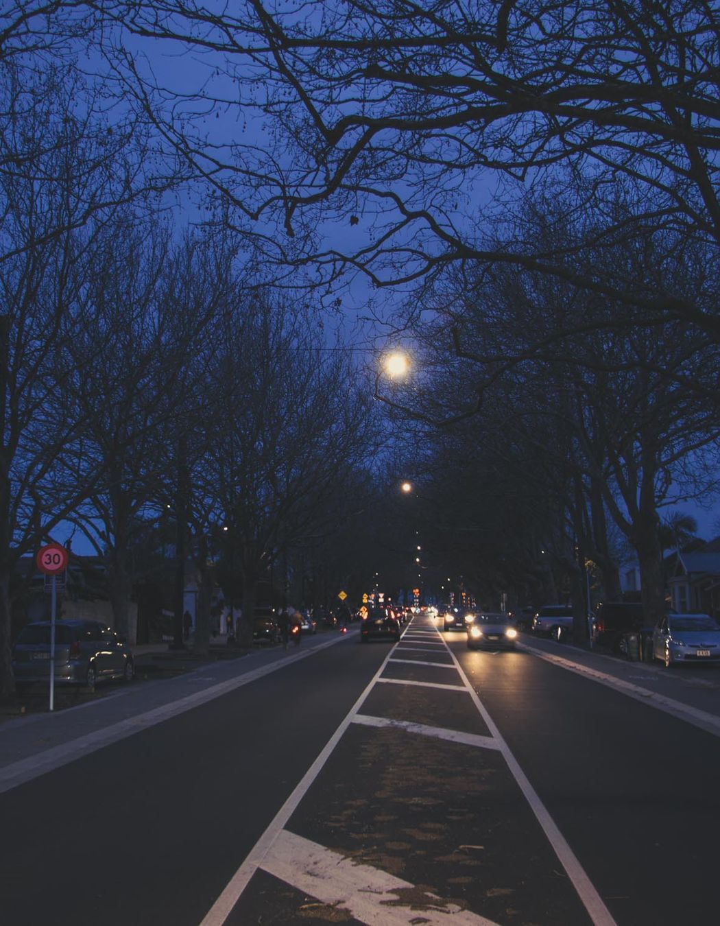 Franklin Road wire catenary lighting