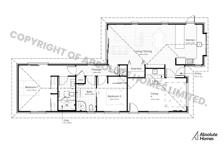 Archer Floor Plan - Absolute Homes