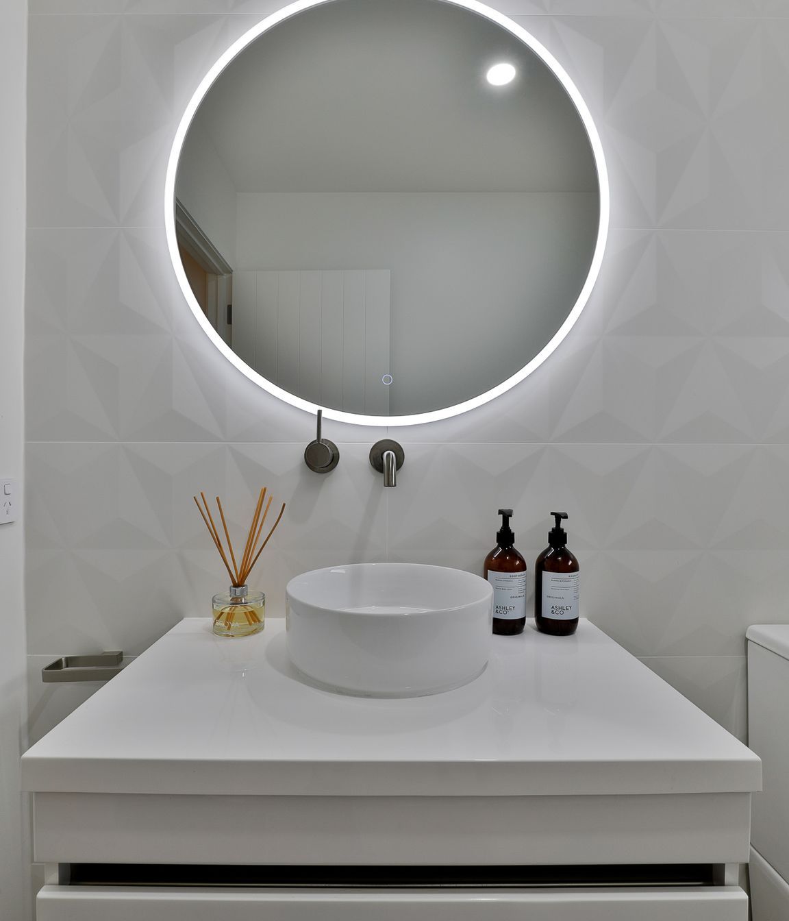 4D Diamond White 400x800mm wall