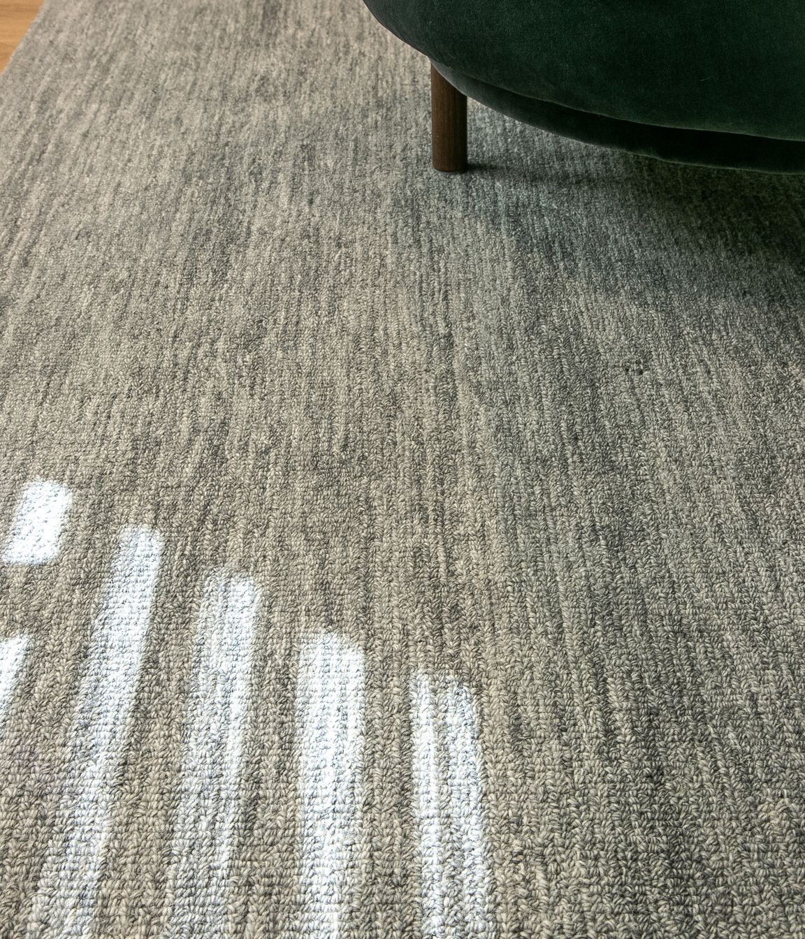 Marled rug in Steel