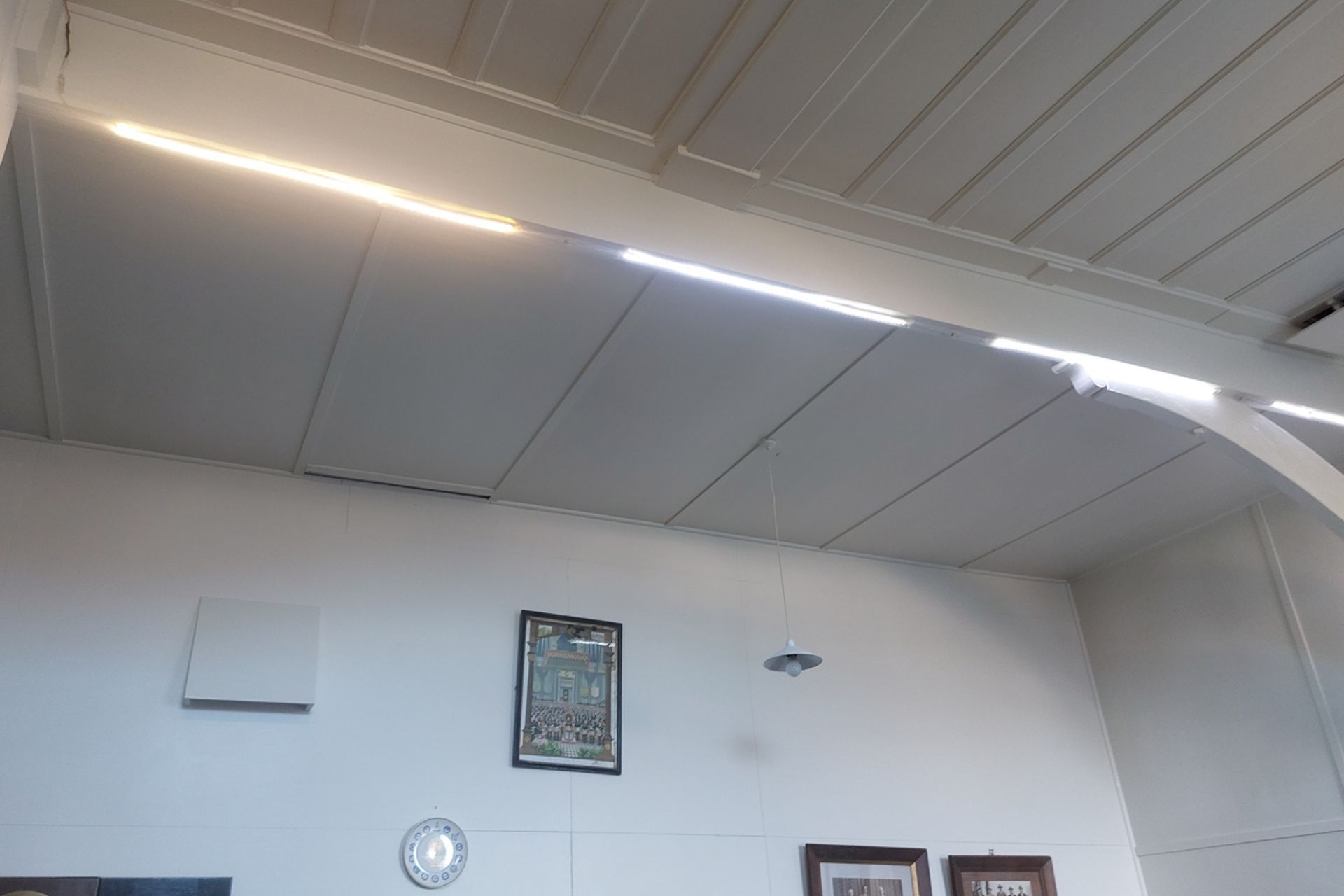 Sample of LED lighting within the Masonic Lodge