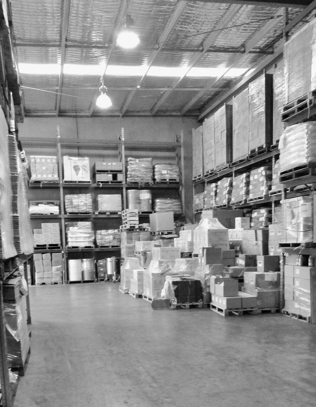 Highway storage with level commercial flooring