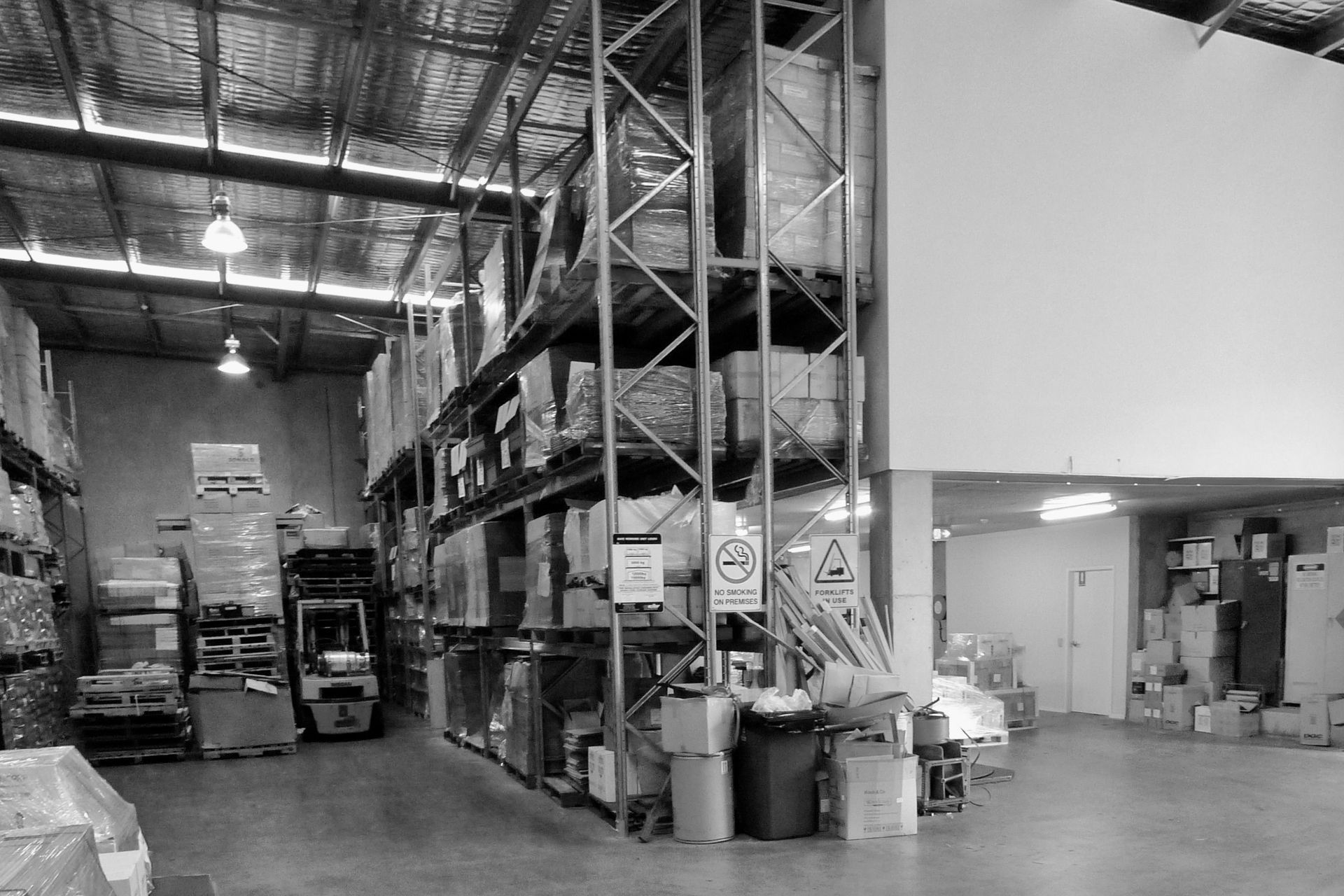 Flexible, modern, high-bay storage areas
