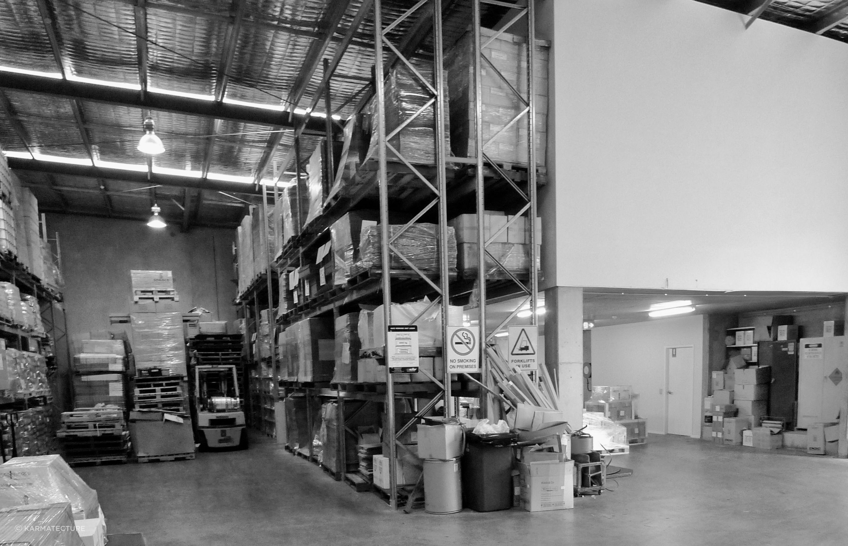 Flexible, modern, high-bay storage areas