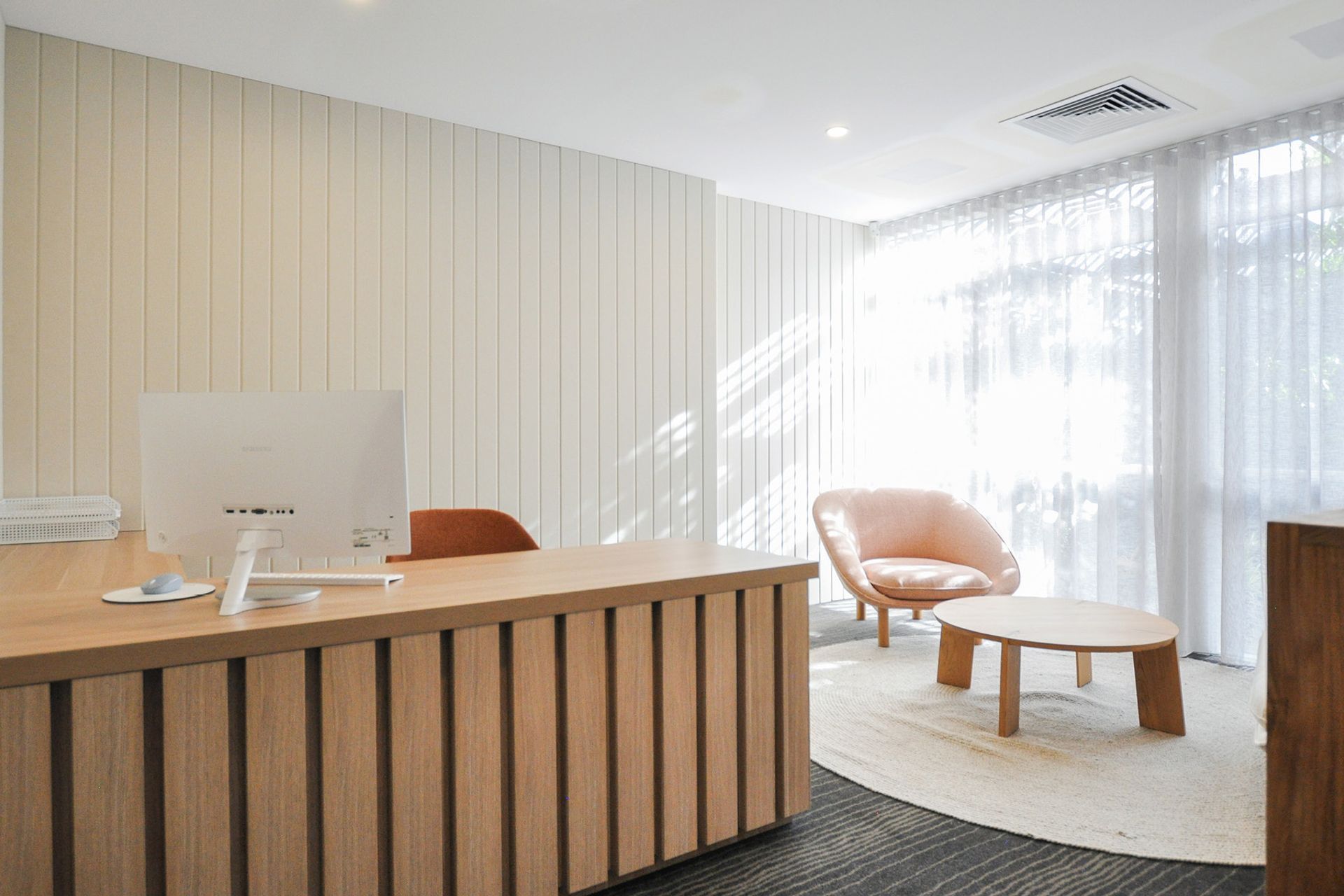 Pictured: Tolv Kile Coffee Table and Tolv Portobello Sofa Chair