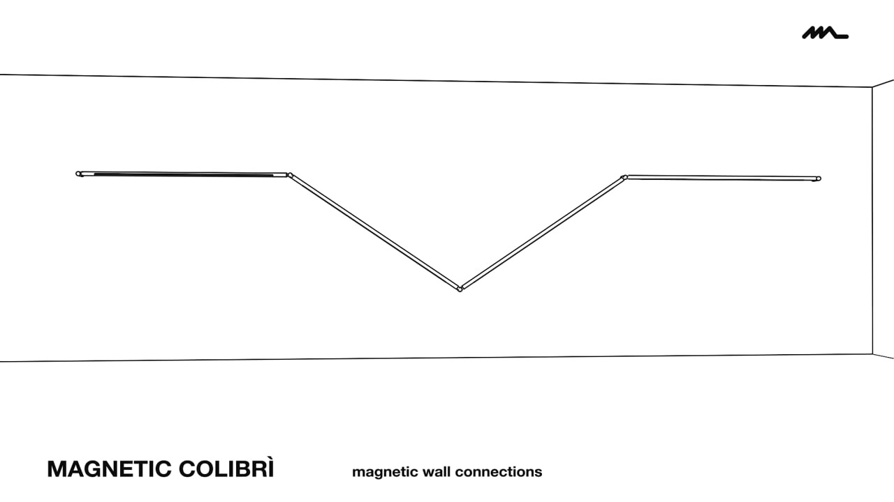 Sistema Colibrì Magnetic Pendant Light by Martinelli Lu gallery detail image
