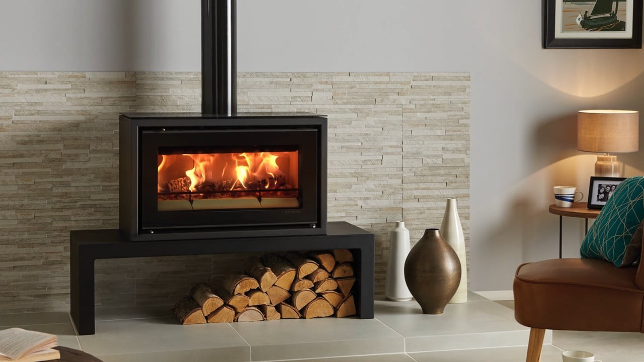 Stovax Studio 3 Inbuilt and Freestanding Fireplace (Rural) gallery detail image