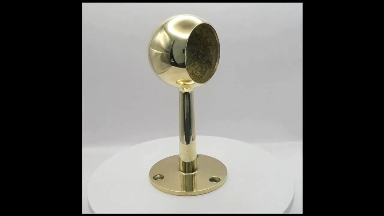 604 Brass Through Post - Tall gallery detail image