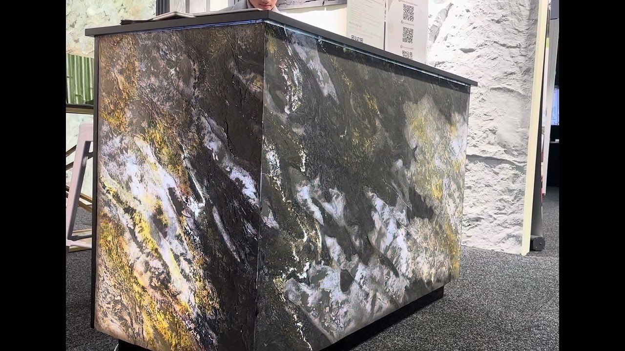 Ashen Gold (Translucent) Natural Thin Stone Veneers gallery detail image