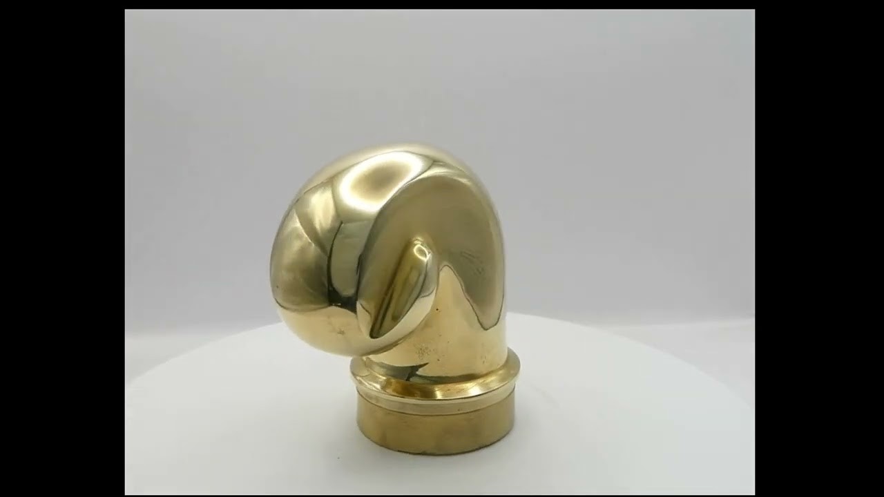 717 Brass End Swirl gallery detail image