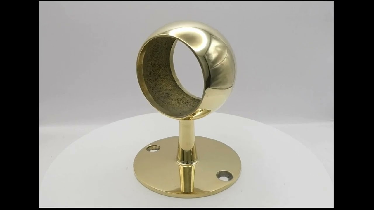 600 Brass Through Post - Short gallery detail image