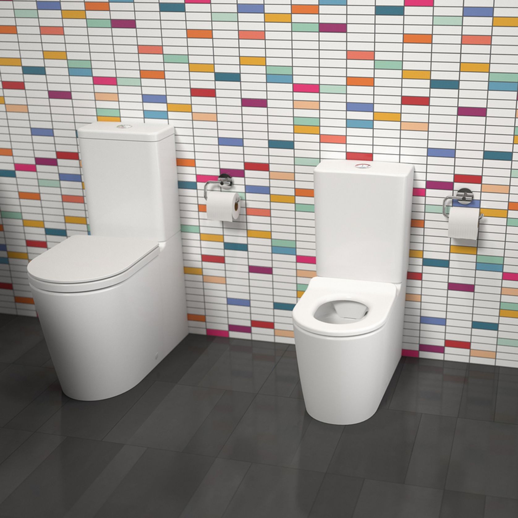 Liano Junior Cleanflush® Wall Faced Toilet Suite gallery detail image