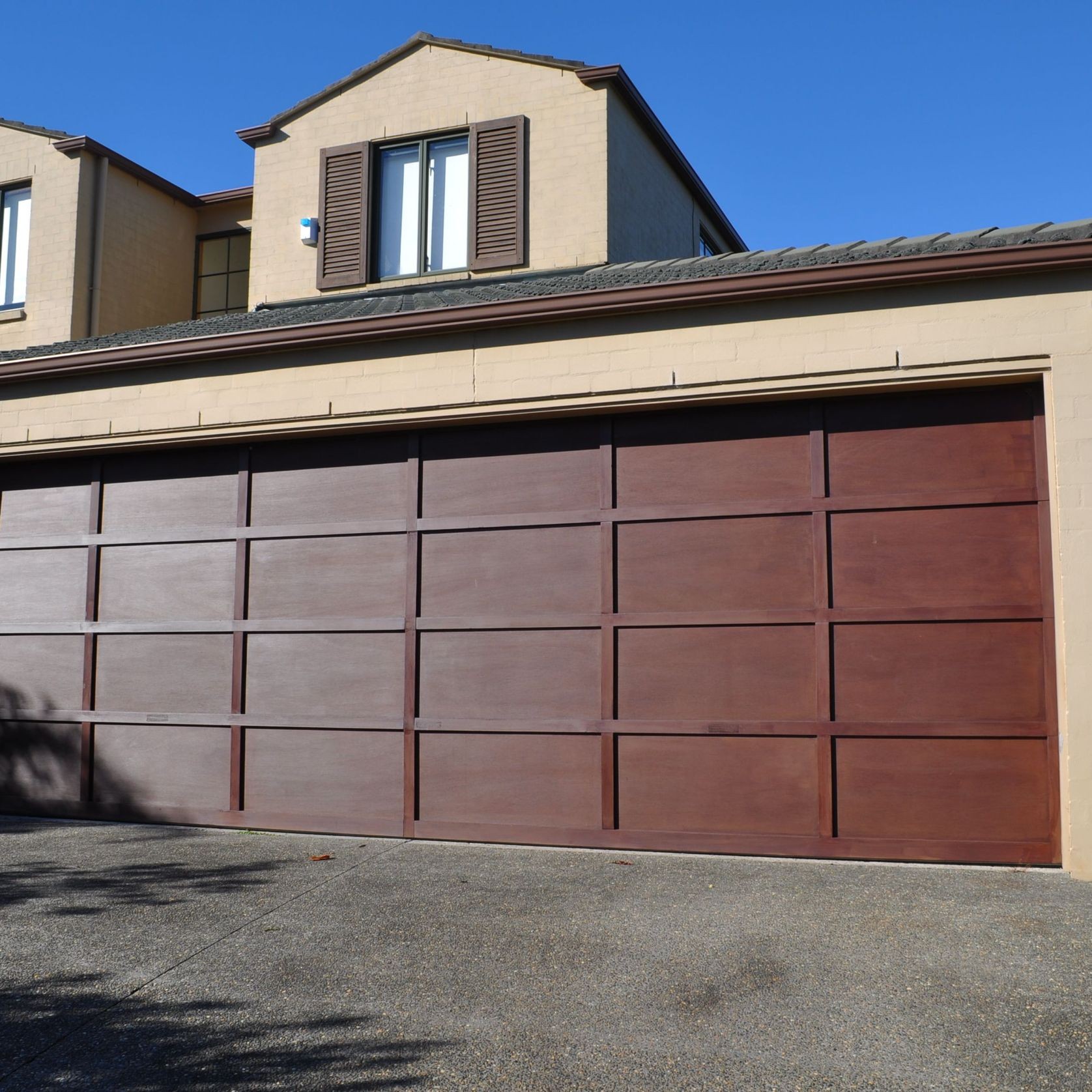 Ply and Batten Timber Garage Door gallery detail image