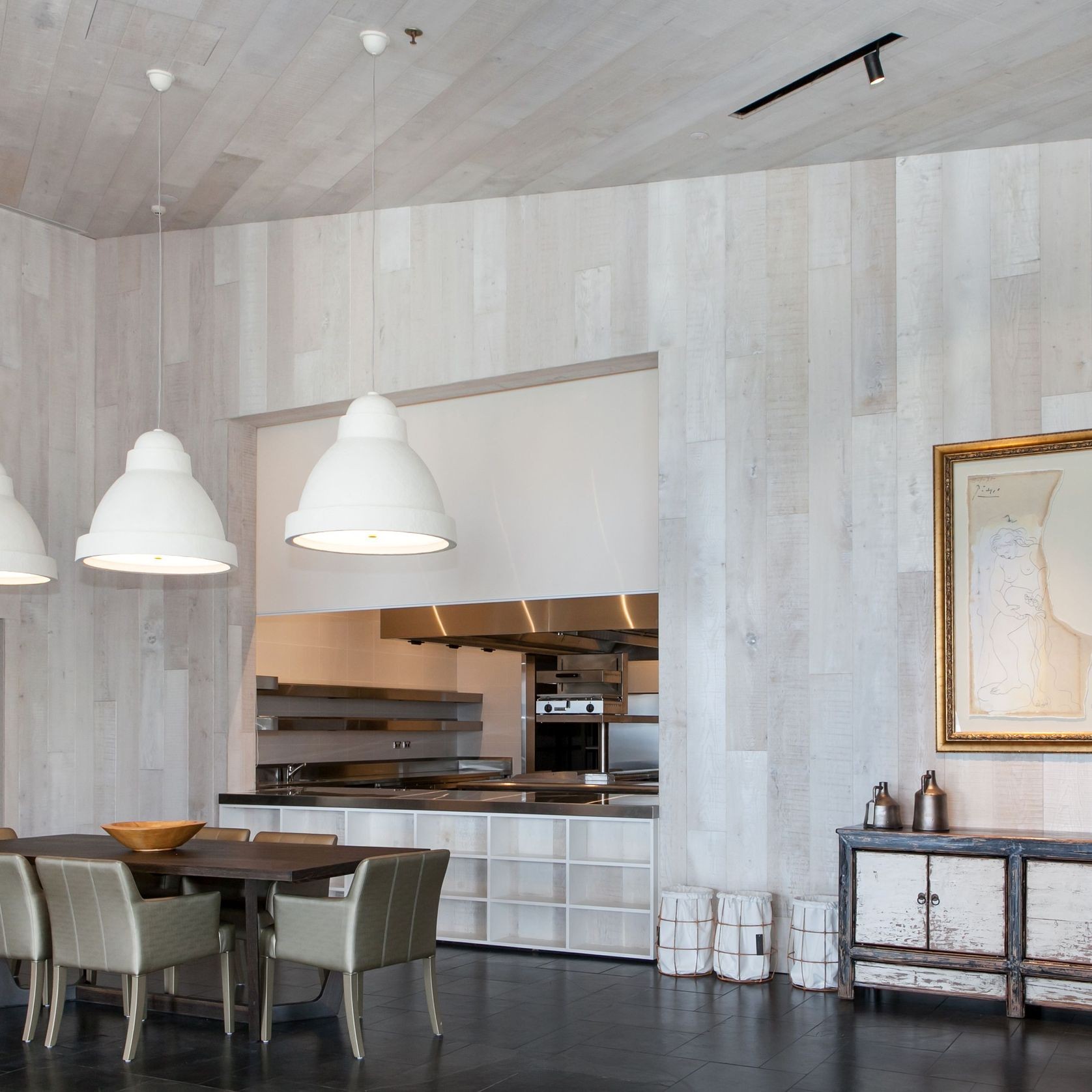 Tactile Loft White Sawmarked Oak Panelling gallery detail image