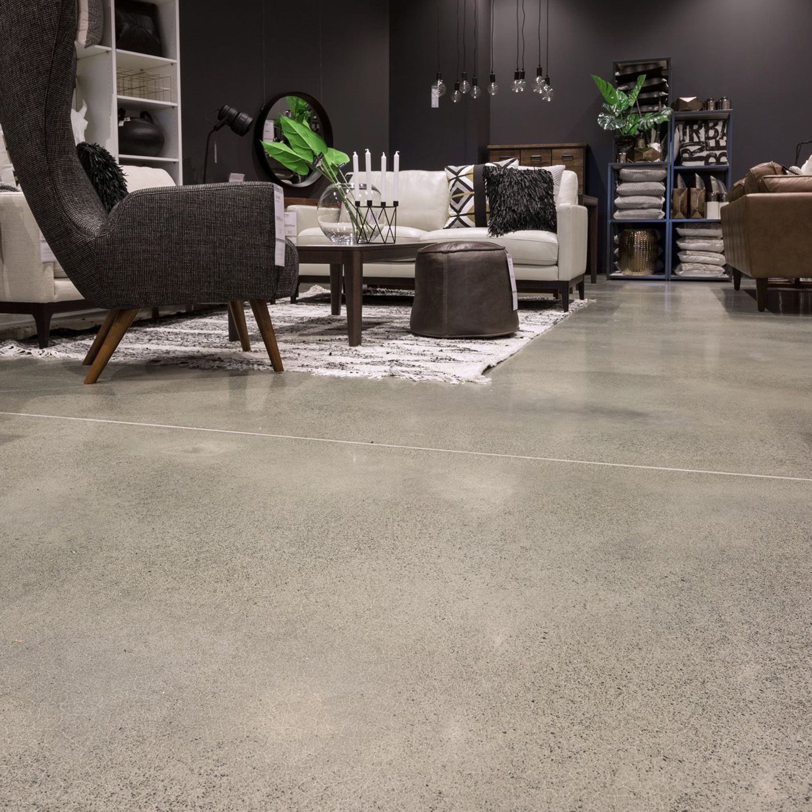 Diamond Polished Concrete Floor - Beach House gallery detail image