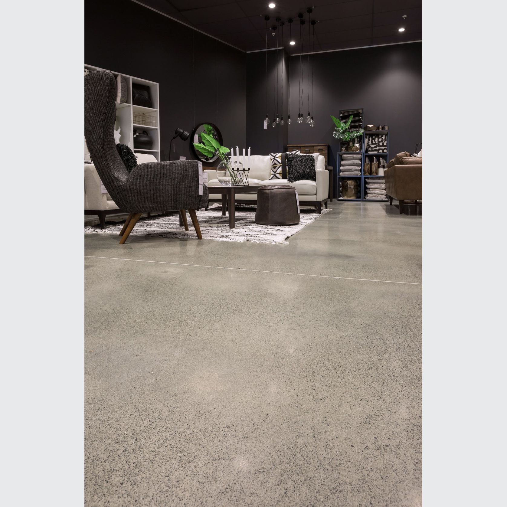 Diamond Polished Concrete Floor - Beach House gallery detail image