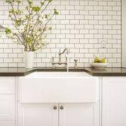 Acquello - White fireclay sink with waste and rack 760 x 460 x 250mm gallery detail image