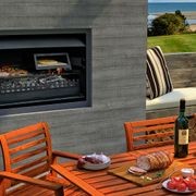 Jetmaster Quadro Outdoor Wood Fireplace gallery detail image