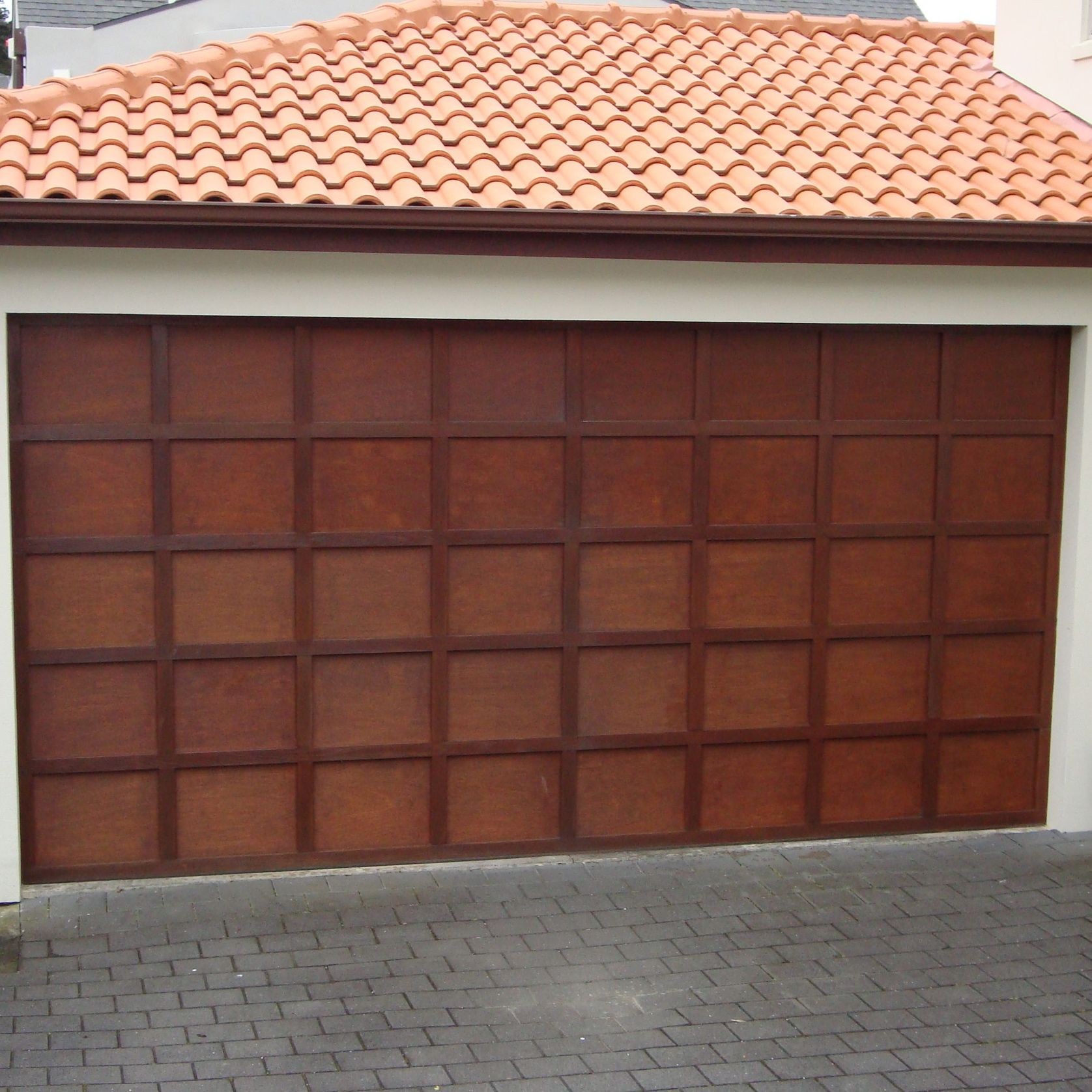 Ply and Batten Timber Garage Door gallery detail image