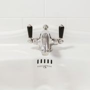 Perrin & Rowe Traditional Monobloc Basin Mixer with Levers gallery detail image
