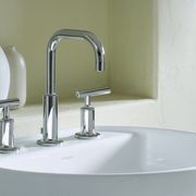 Purist Basin Set With Gooseneck Spout And Lever Handles gallery detail image