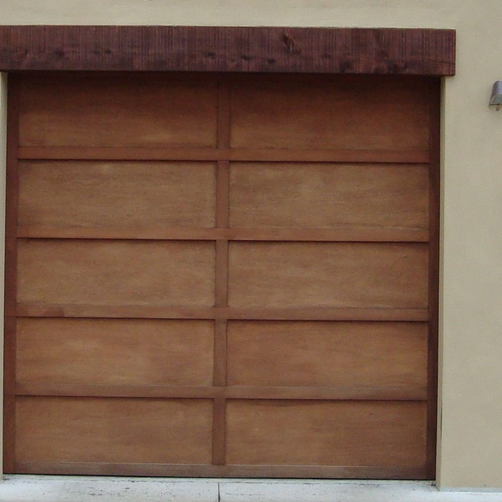 Ply and Batten Timber Garage Door gallery detail image