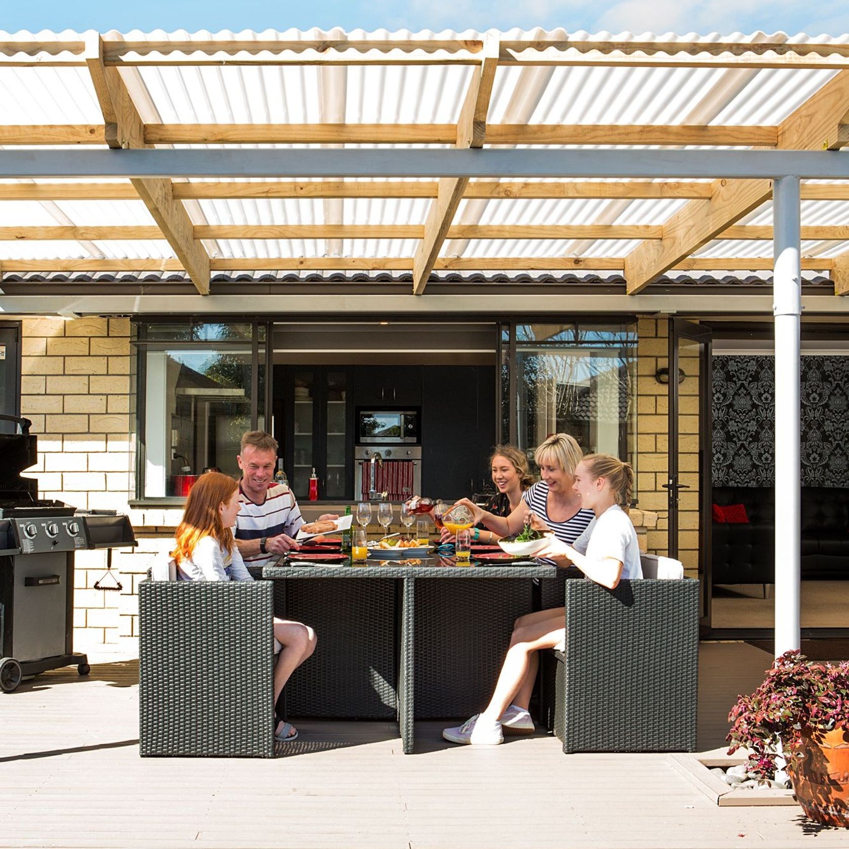 Suntuf Profiled Polycarbonate Roofing Sheet gallery detail image