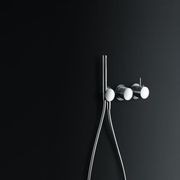 Eclipse Wall-mounted Shower Thermostatic Tap Set gallery detail image